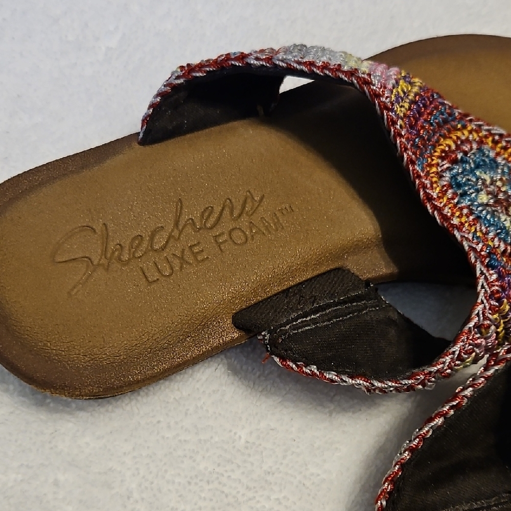 Skechers Multicolor Crochet Women's Sandals - Picture 5 of 10